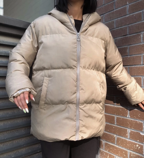 Puffer Oversize Mont-Ekru