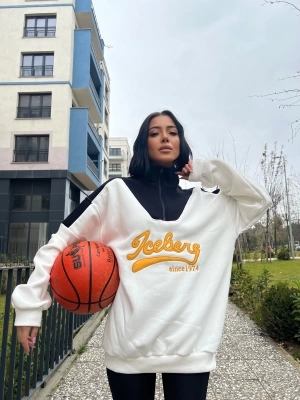 Ice Sweatshirt - Beyaz