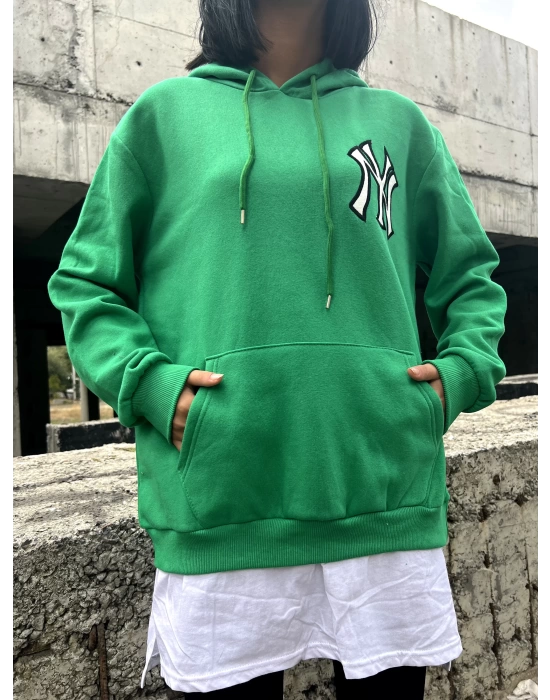 NY İkili Sweatshirt- Yeşil