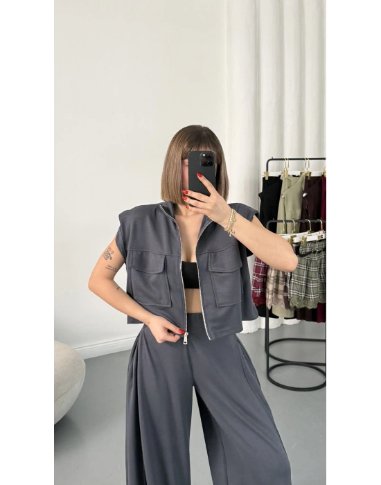 Isabel Yeleli Eşofman Takım - Antrasit