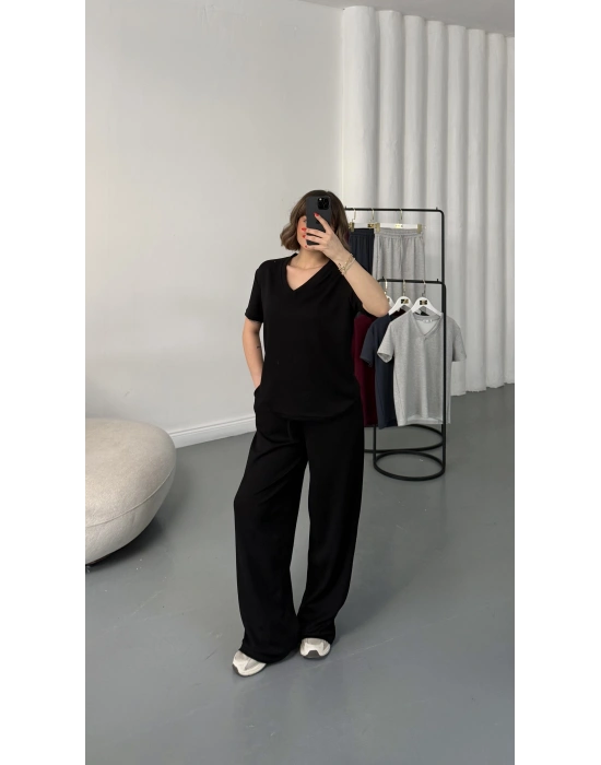 Sion V yaka Takım - Siyah