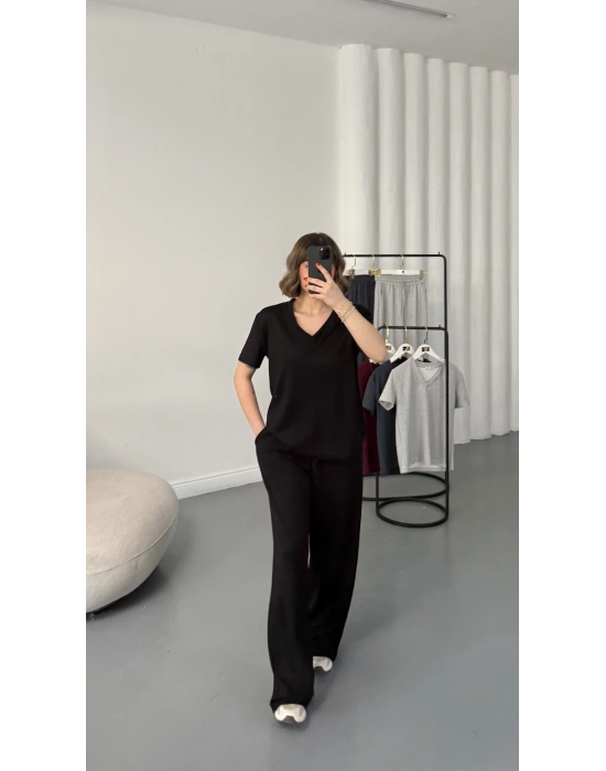 Sion V yaka Takım - Siyah