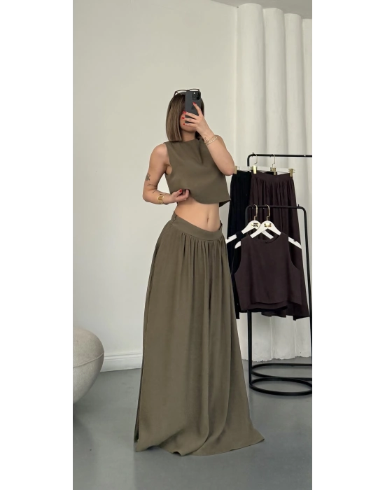 Almina Etekli Yakım - Haki