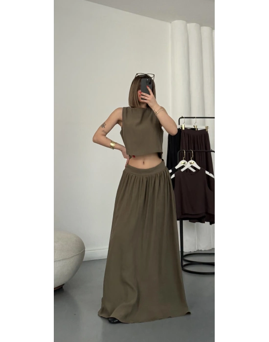 Almina Etekli Yakım - Haki