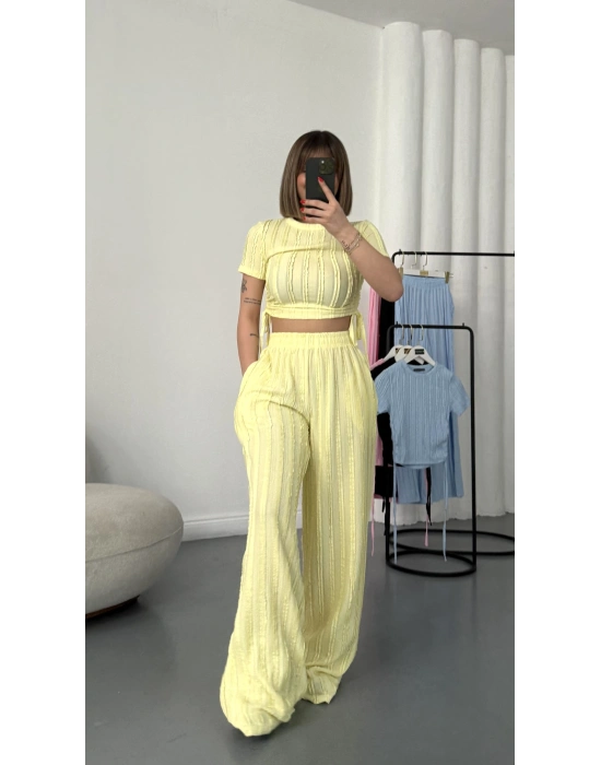 Molly Büzgülü Takım - Sarı