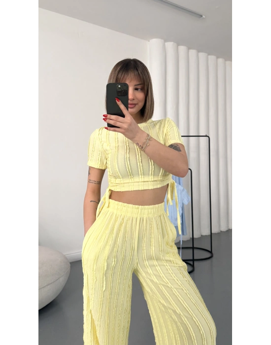 Molly Büzgülü Takım - Sarı