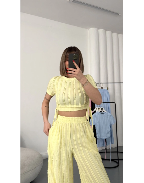 Molly Büzgülü Takım - Sarı