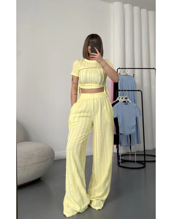 Molly Büzgülü Takım - Sarı