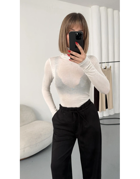 Clara İpli Pantolon - Siyah