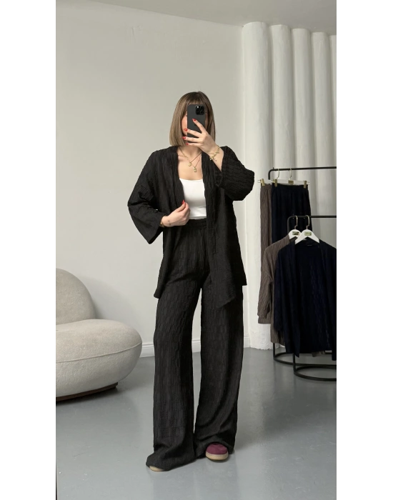Adel Kimono Takım - Siyah