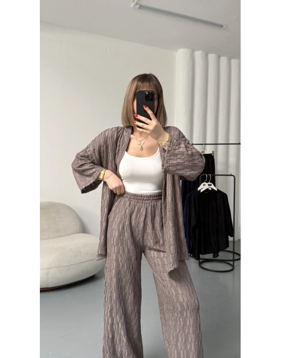 Adel Kimono Takım - Vizon