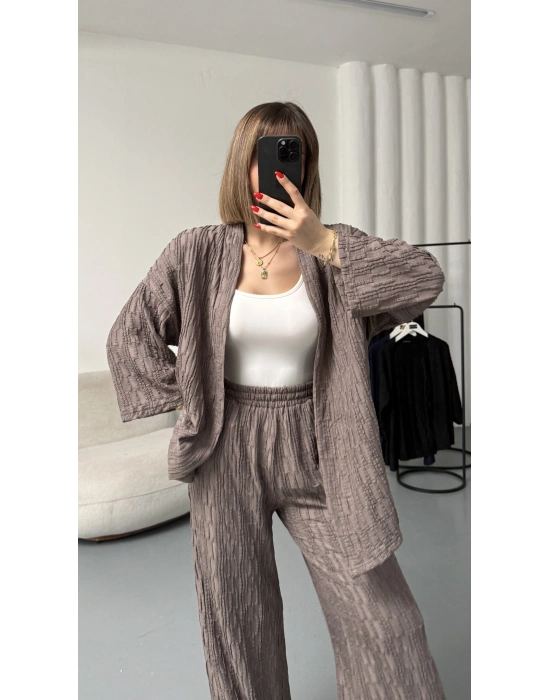 Adel Kimono Takım - Vizon