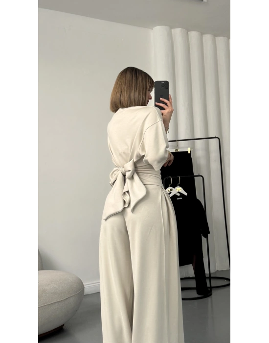 Rosa Bağlamalı Takım - Taş