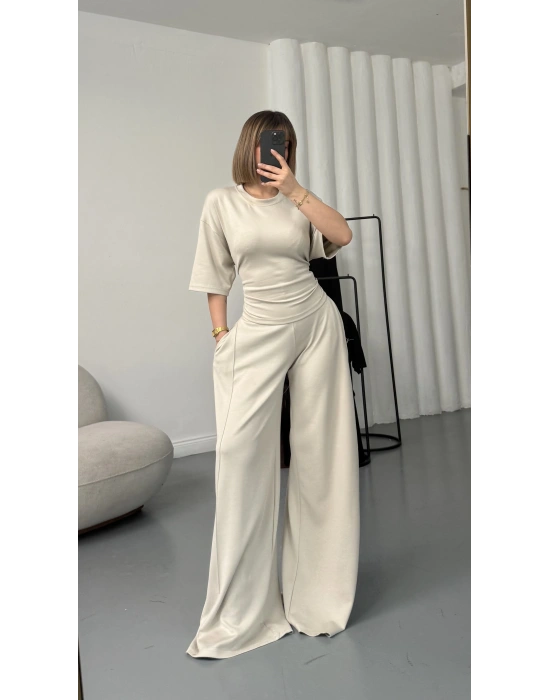 Rosa Bağlamalı Takım - Taş