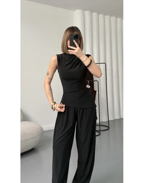 Freya Şalvar Takım - Siyah