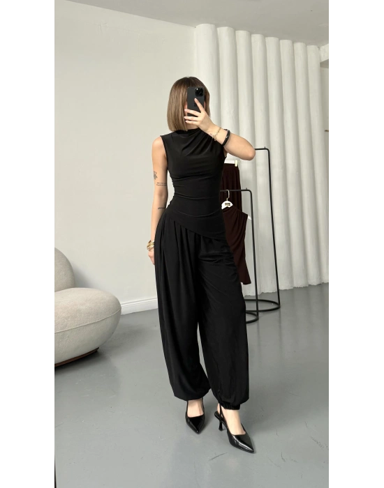 Freya Şalvar Takım - Siyah