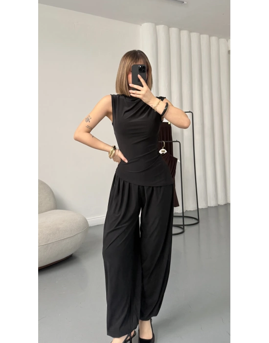 Freya Şalvar Takım - Siyah