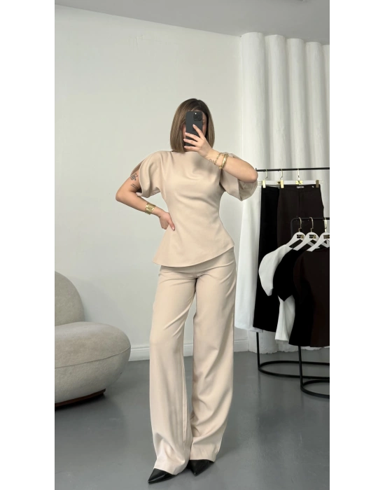 Melissa Karpuz Kol Takım - Bej