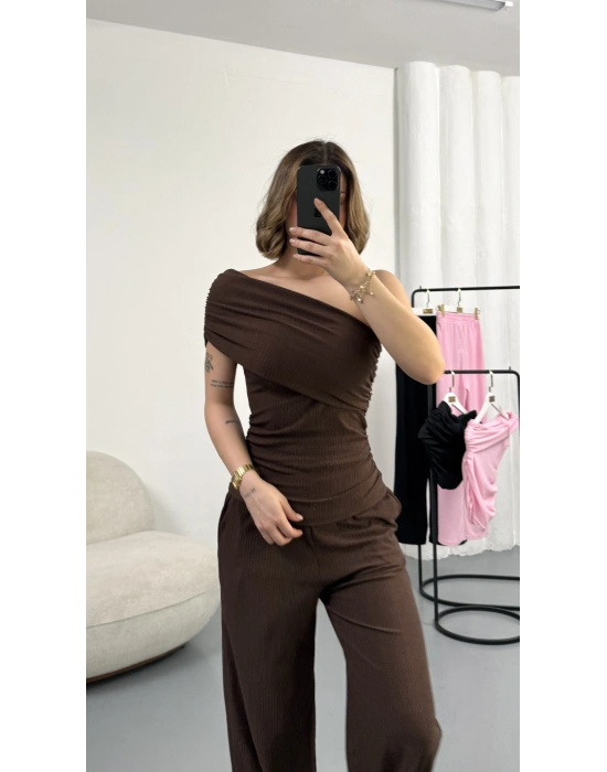 Hailey Madonna Takım - Kahve