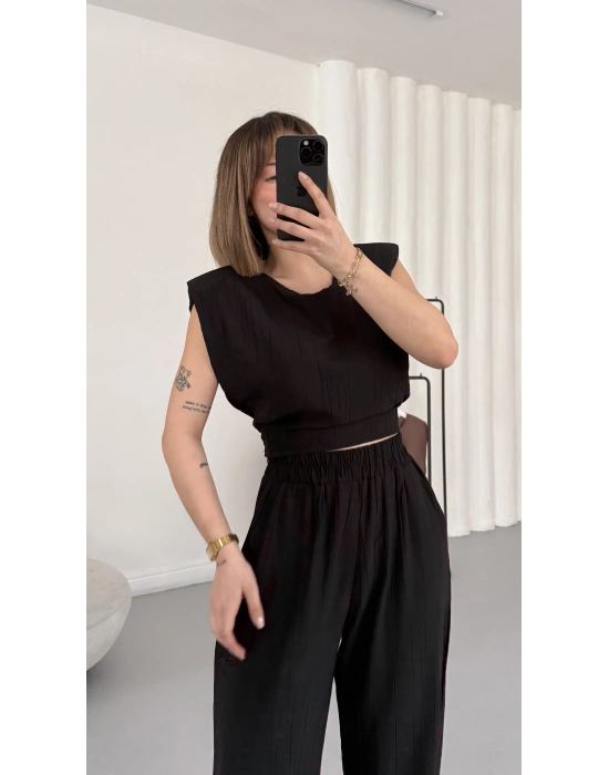 Senna Vatkalı Takım - Siyah