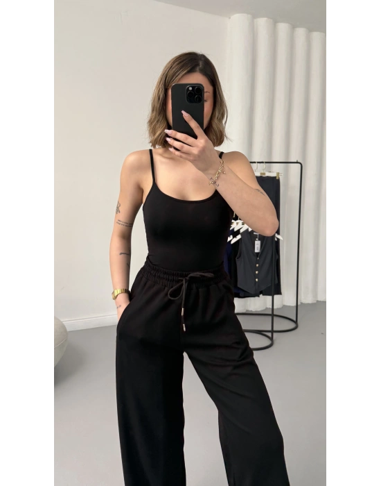 Bella Salaş Pantolon - Siyah