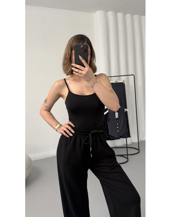 Bella Salaş Pantolon - Siyah