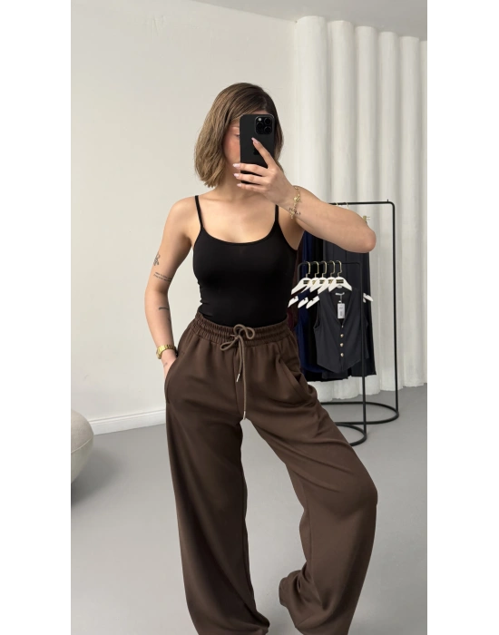 Bella Salaş Pantolon - Kahve