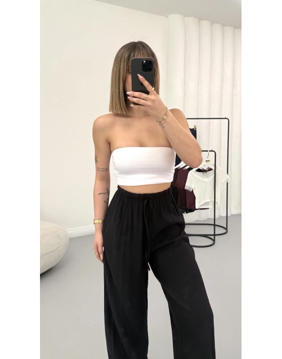 Oliver Salaş Pantolon - Siyah