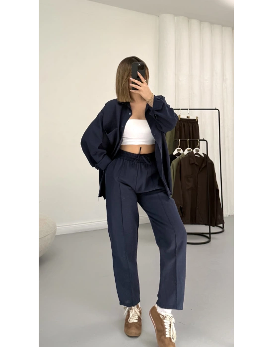 Minna Keten Takım - Lacivert