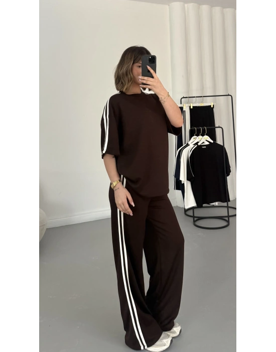 Breela Şeritli Takım - Kahve