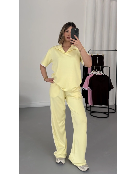West Polo Yaka Takım - Sarı