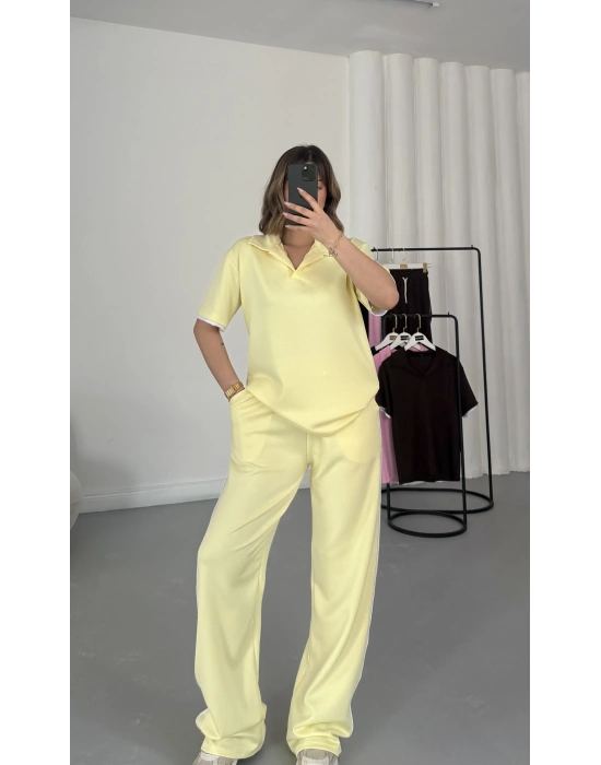 West Polo Yaka Takım - Sarı