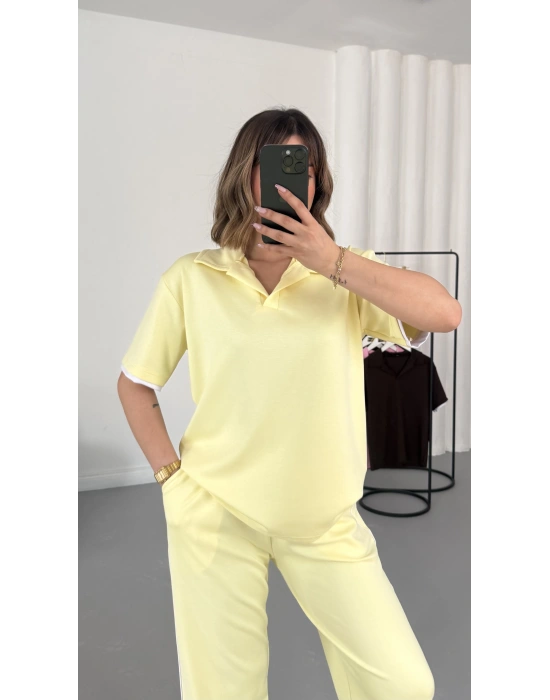 West Polo Yaka Takım - Sarı