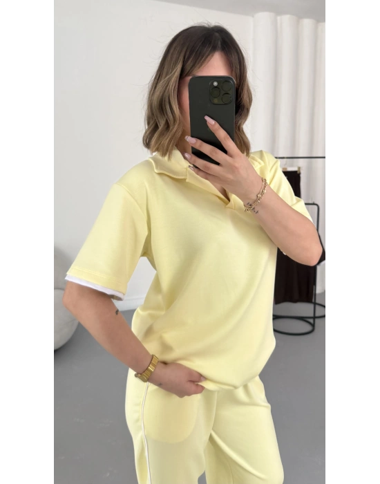 West Polo Yaka Takım - Sarı