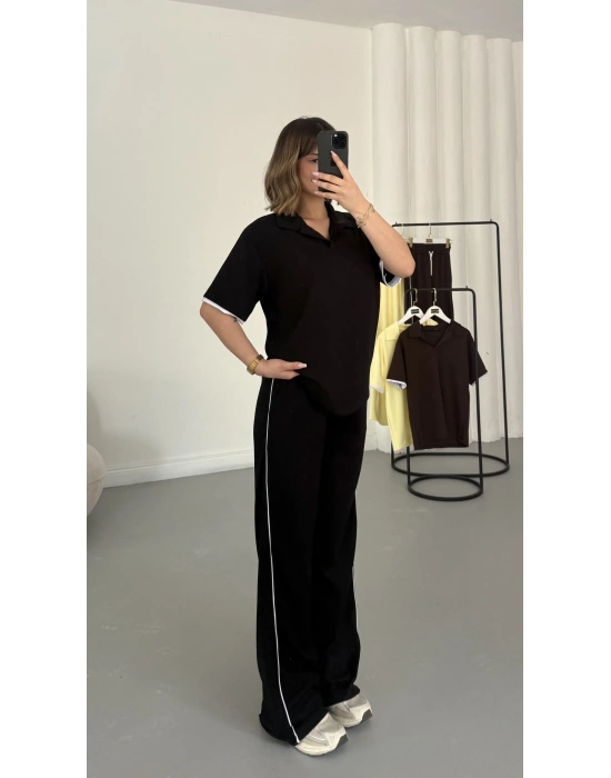 West Polo Yaka Takım - Siyah