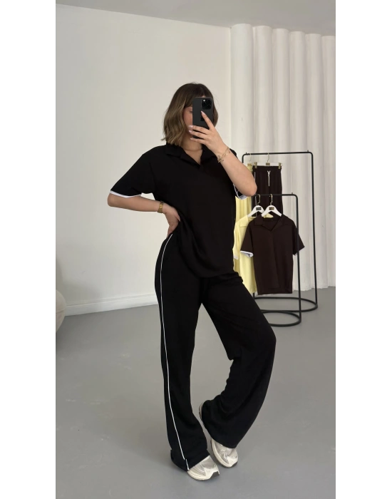 West Polo Yaka Takım - Siyah