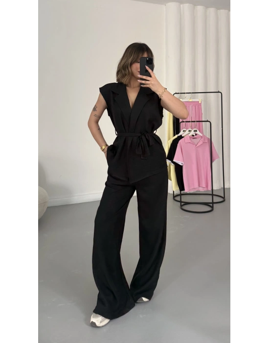 Alice Yelekli Takım - Siyah