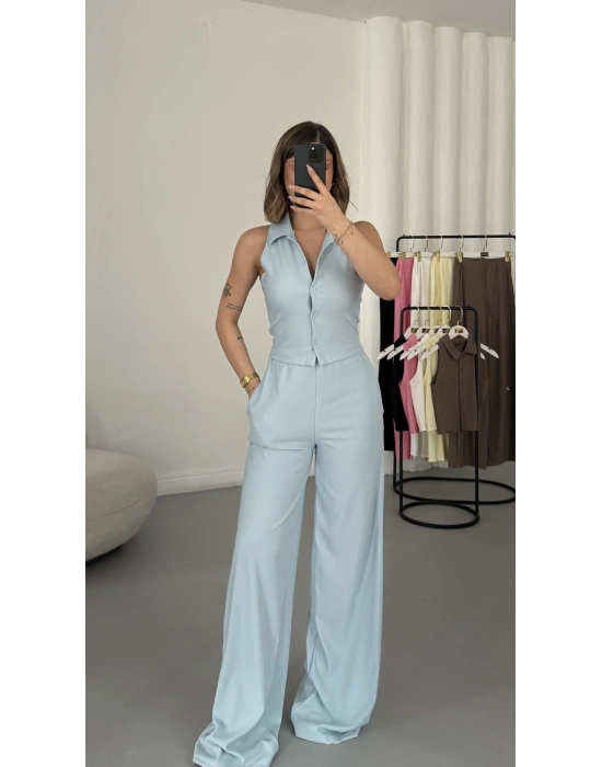 Shee Yelekli Takım - Mavi