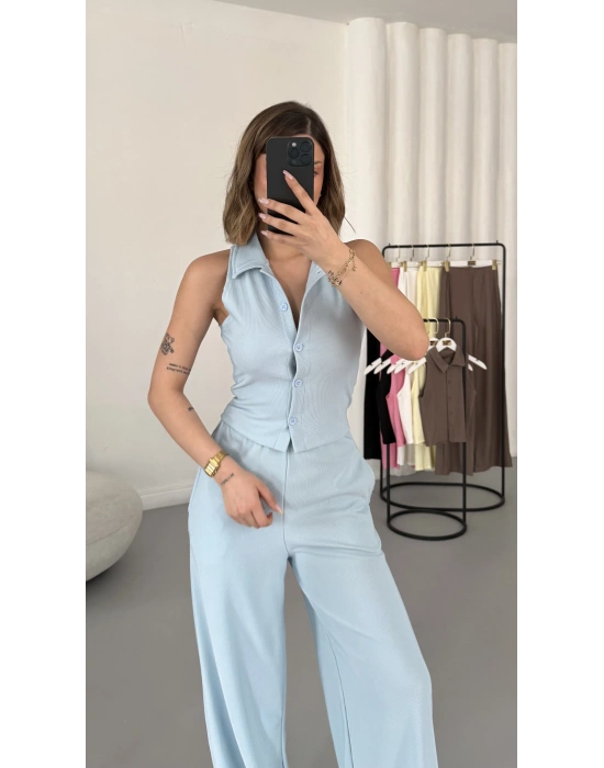 Shee Yelekli Takım - Mavi