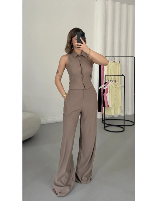 Shee Yelekli Takım - Vizon