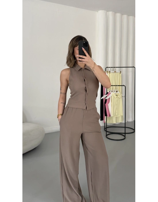 Shee Yelekli Takım - Vizon