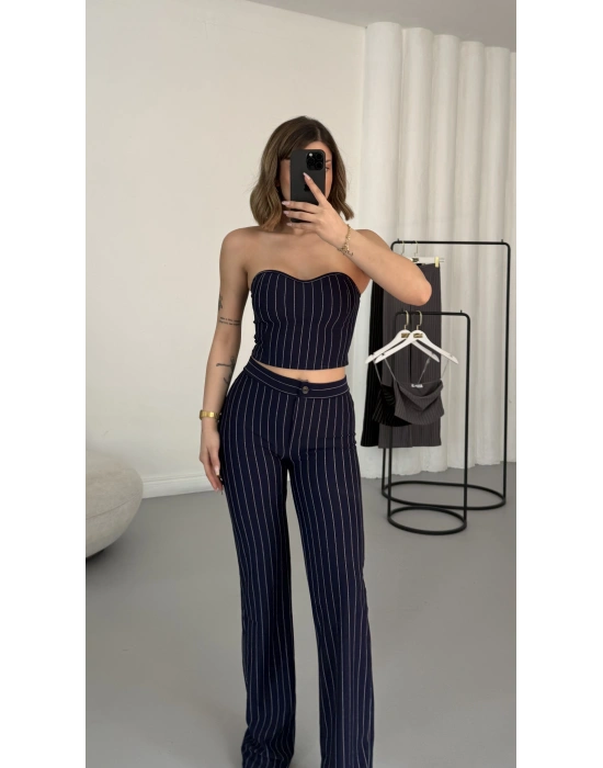 Joe Çizgili Takım - Lacivert