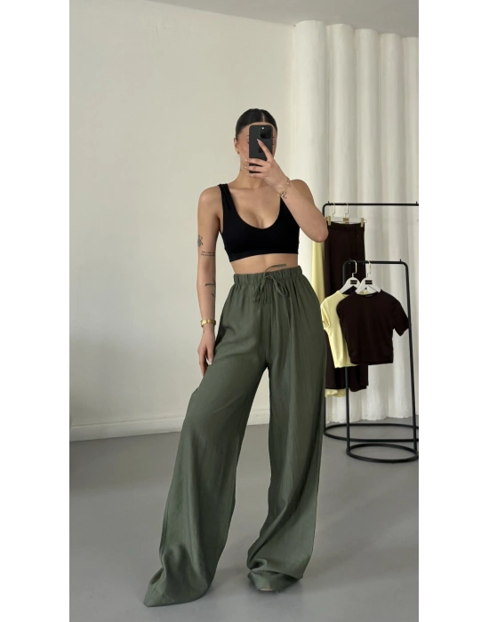 Oliver Salaş Pantolon - Yeşil
