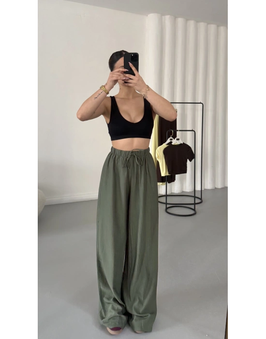 Oliver Salaş Pantolon - Yeşil