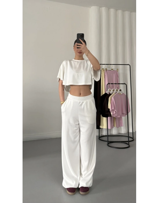 Cleo Salaş Takım - Beyaz