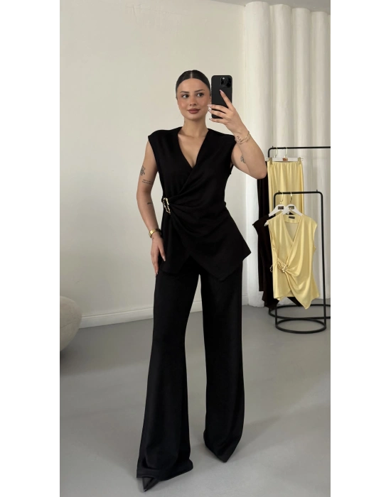 Luna Kruvaze Takım - Siyah