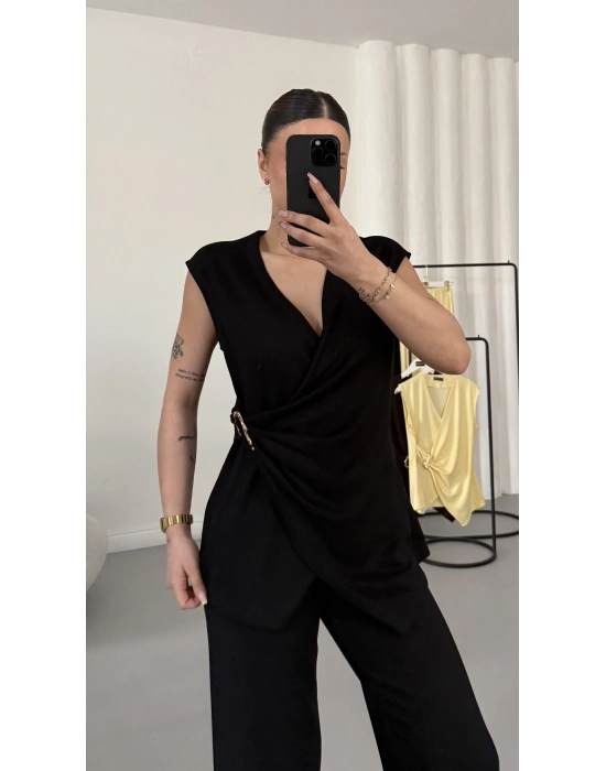 Luna Kruvaze Takım - Siyah