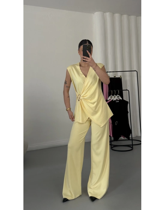 Luna Kruvaze Takım - Sarı