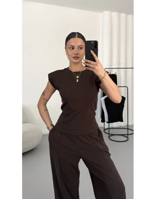Layla Vatkalı Takım - Kahve