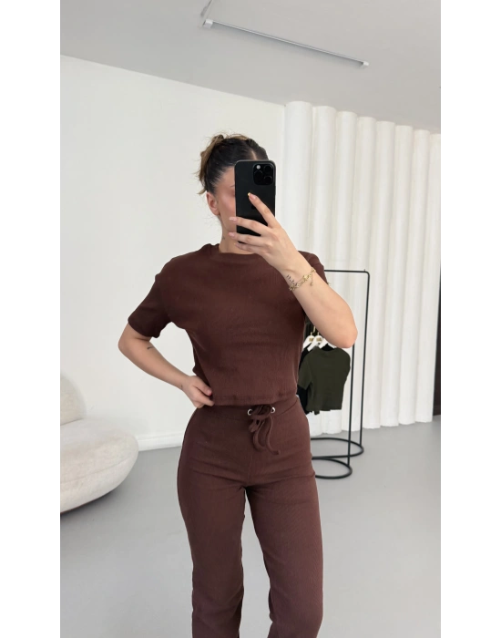 Hazel Basic Takım - Kahve